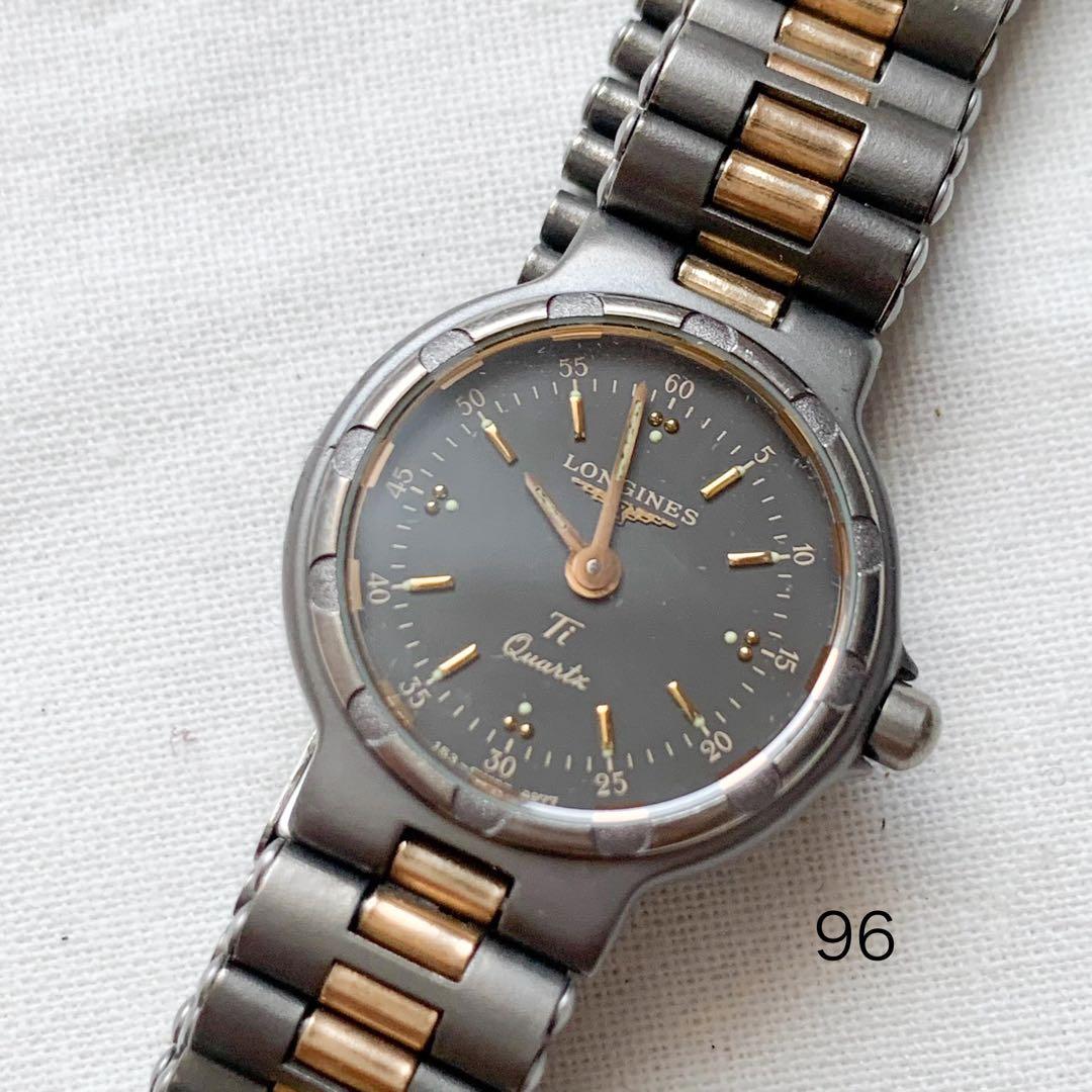 【稼働品】ロンジン■コンクエスト　レディースウォッチ　96