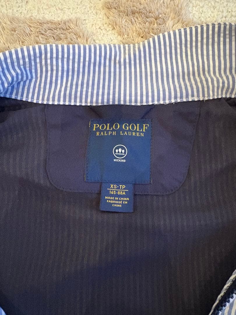ポロゴルフRALPH LAUREN シアサッカージャケットブルゾンストライプ