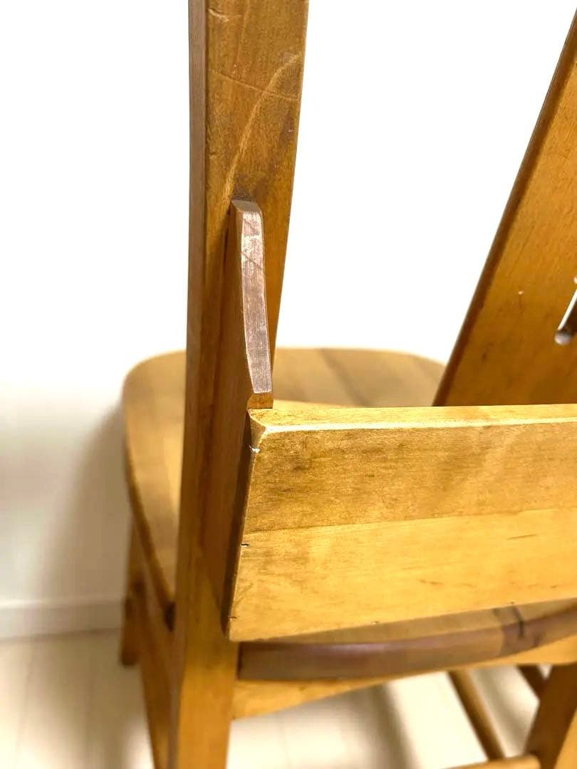 enfant チェア 2脚セット チャーチチェア ブックラック付き