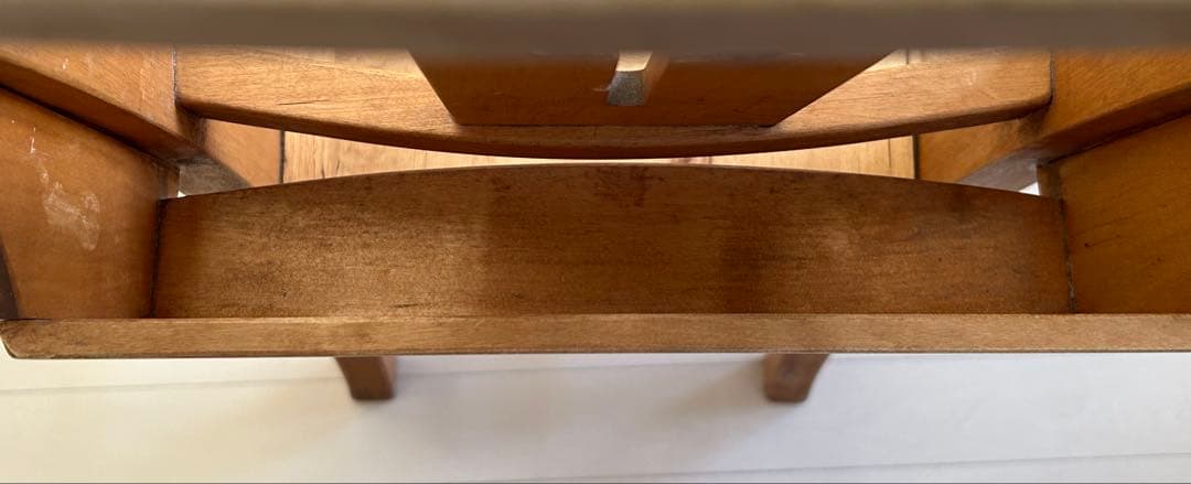 enfant チェア 2脚セット チャーチチェア ブックラック付き