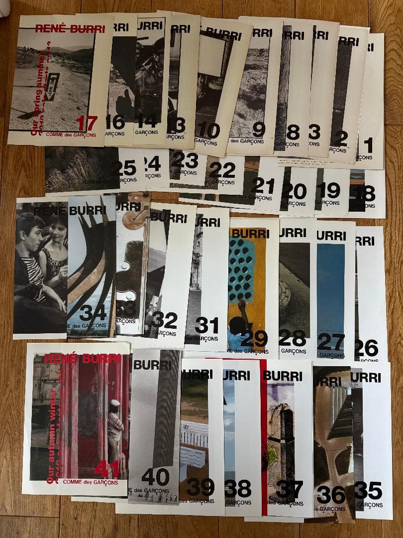 コム デ ギャルソン RENE BURRI DM 2012 37set