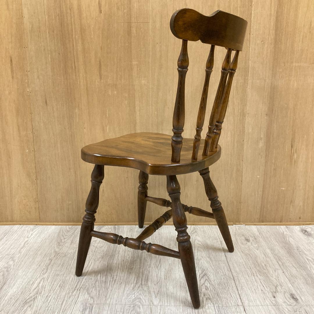 【飛騨産業】 キツツキ ウインザーチェア 　ダイニングチェア　椅子　木製 A