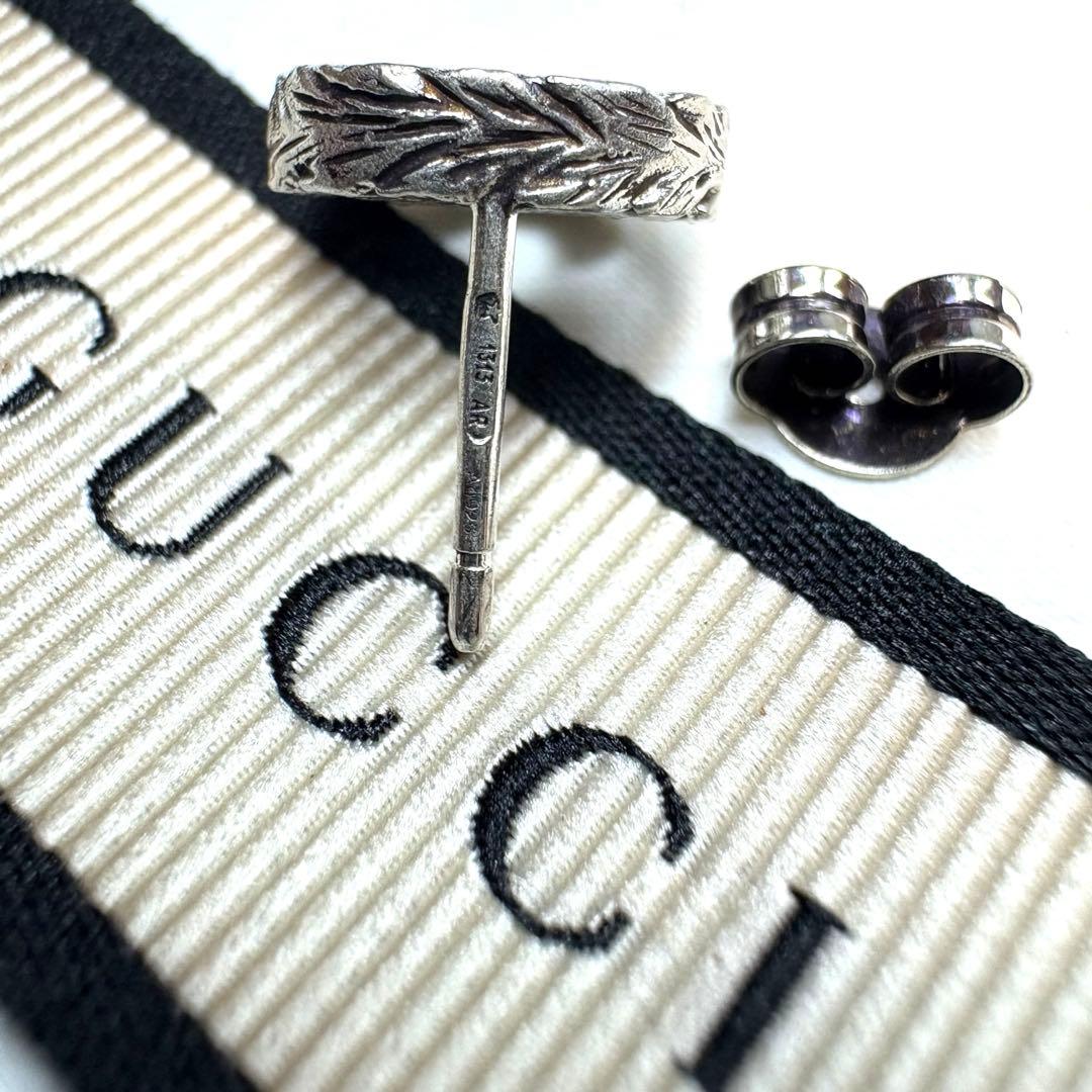 ［極美品］GUCCI シルバー ピアス(片耳用)