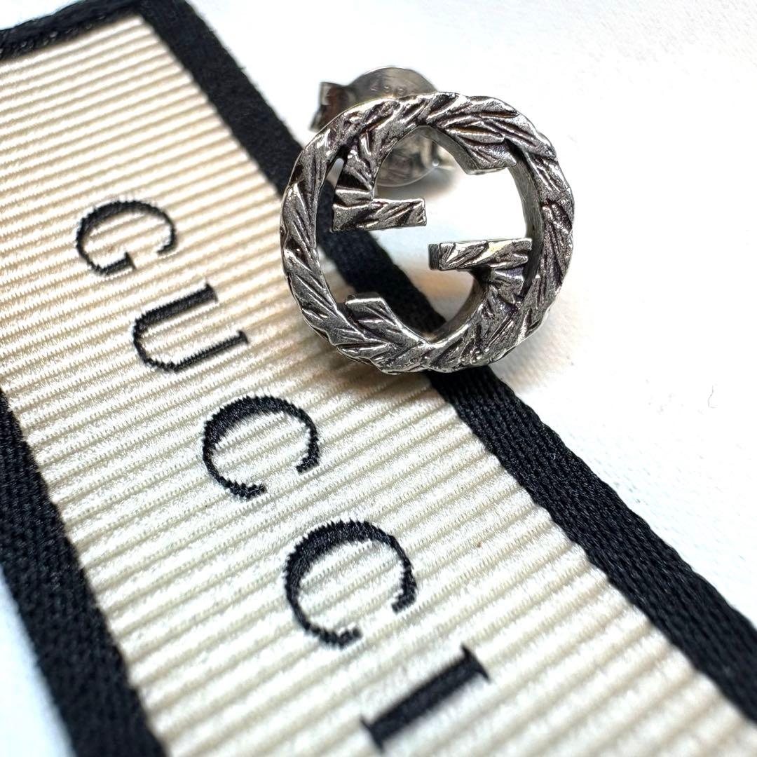 ［極美品］GUCCI シルバー ピアス(片耳用)