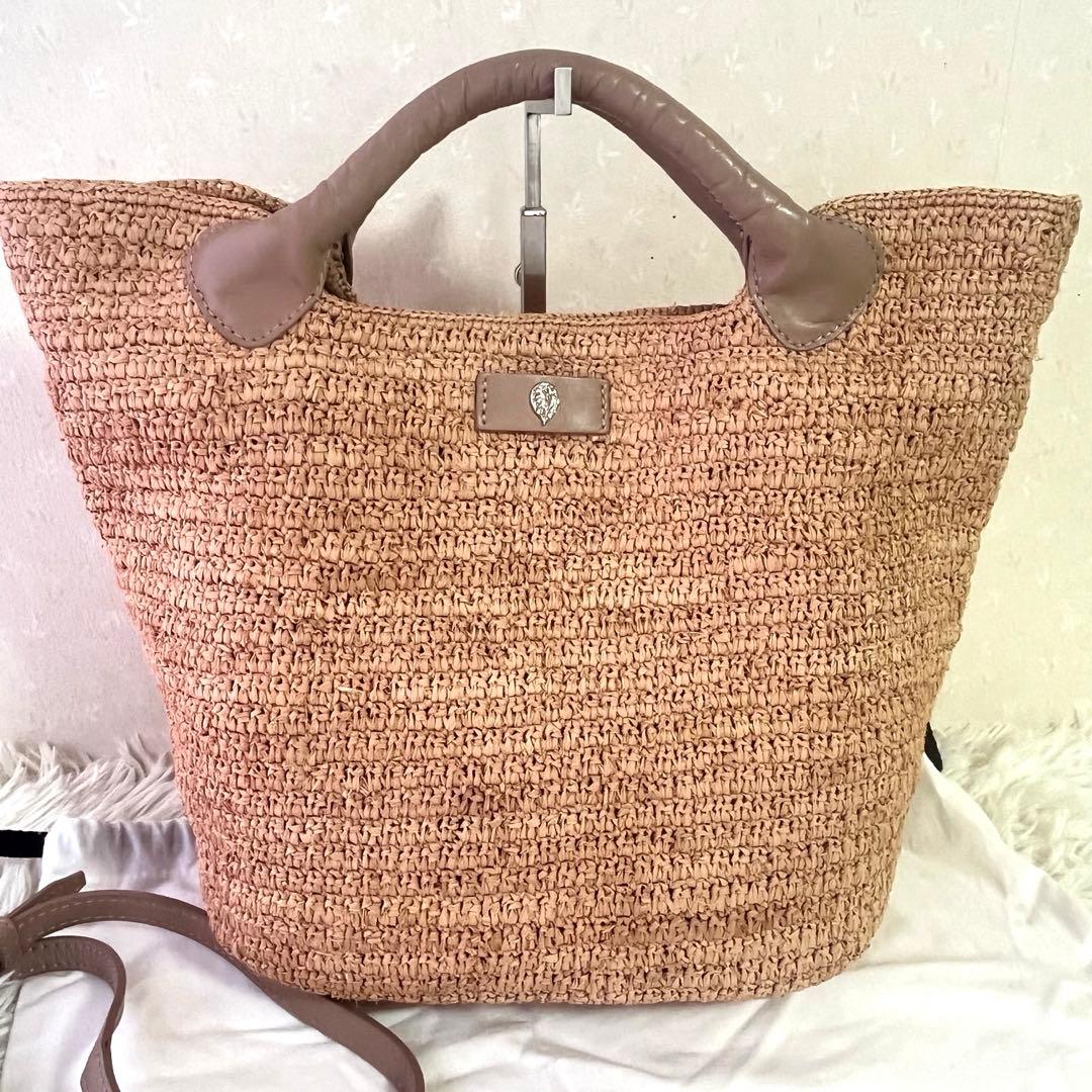 ヘレンカミンスキー ラフィア トートバッグ CassiaS ショルダー付