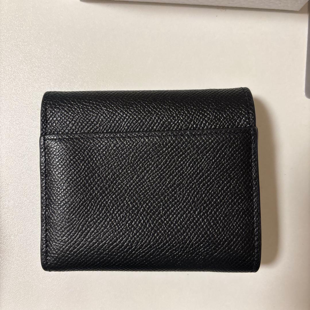 【美品】Dior 30モンテーニュロータスウォレット　ブラック　ディオール