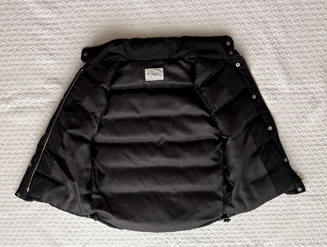 新品 IENA ダウンベスト ブラック レディース アウター ダウン