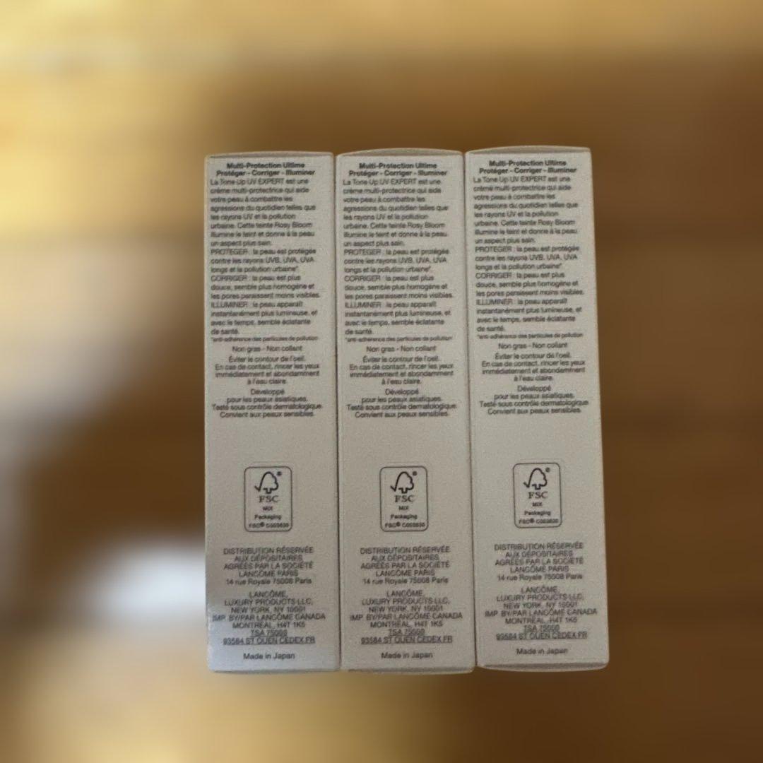 最終価格‼️ランコムUV エクスペール　トーン　アップ　ローズ3本セット新品未開封