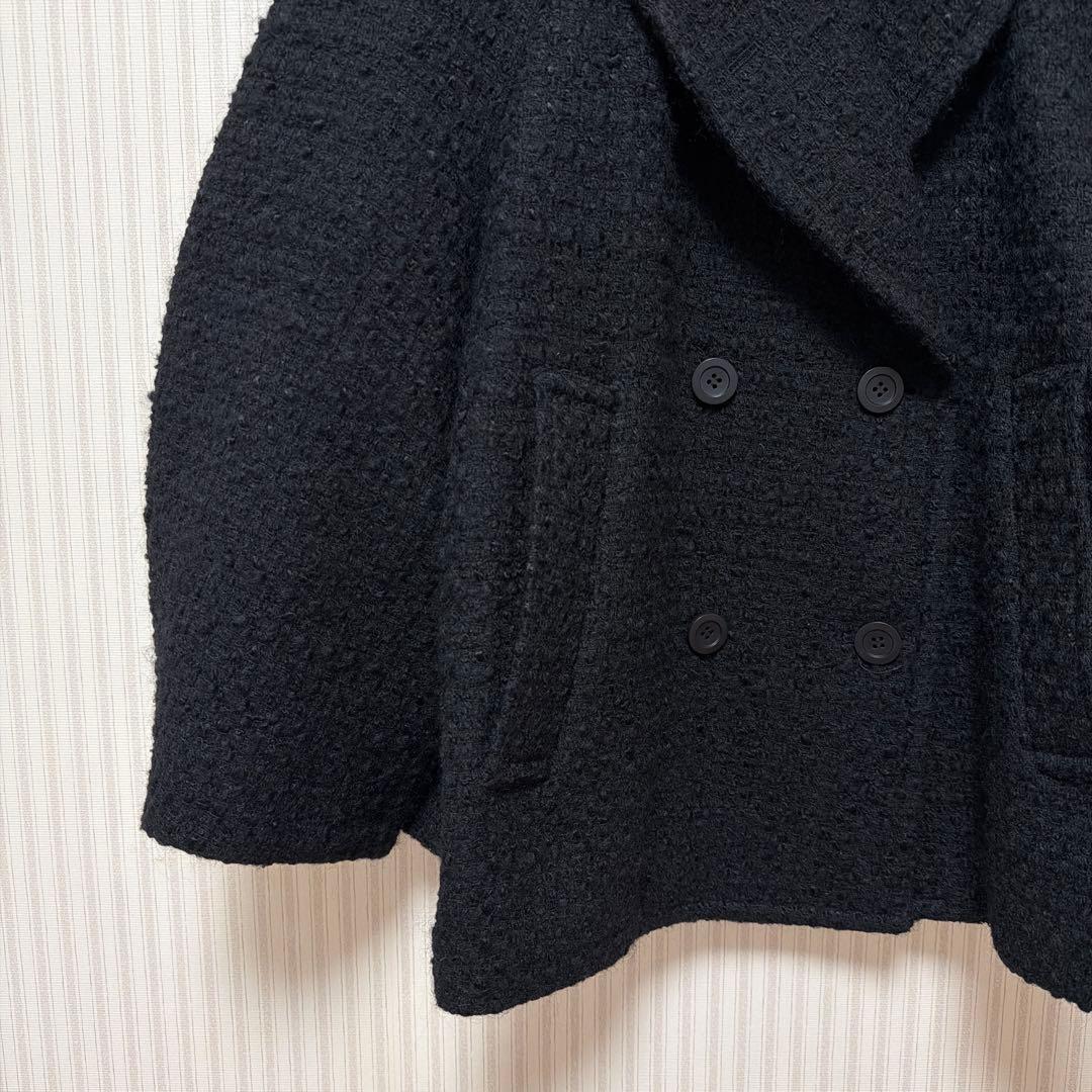 MINAMI TANAKA×CLANE OVER TWEED COATブラック0