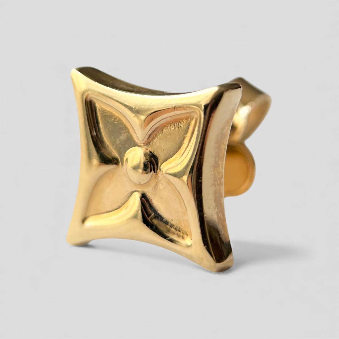 美品 ルイヴィトン ピアス ブックル LVインスティンクト モノグラム