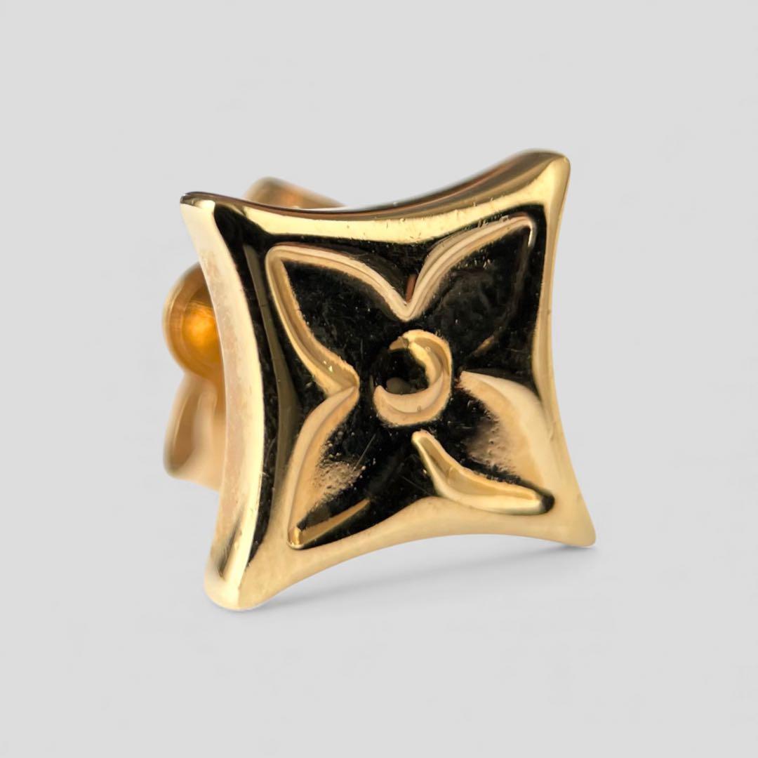 美品 ルイヴィトン ピアス ブックル LVインスティンクト モノグラム