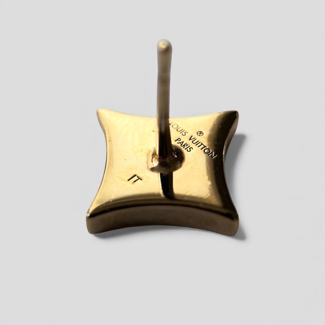 美品 ルイヴィトン ピアス ブックル LVインスティンクト モノグラム