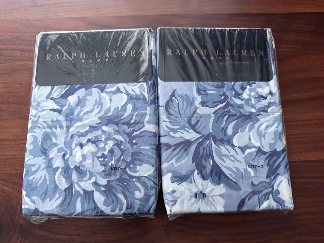 未使用ラルフローレン　シングルコンフォーターカバー&ピロケース2枚セット　青花柄