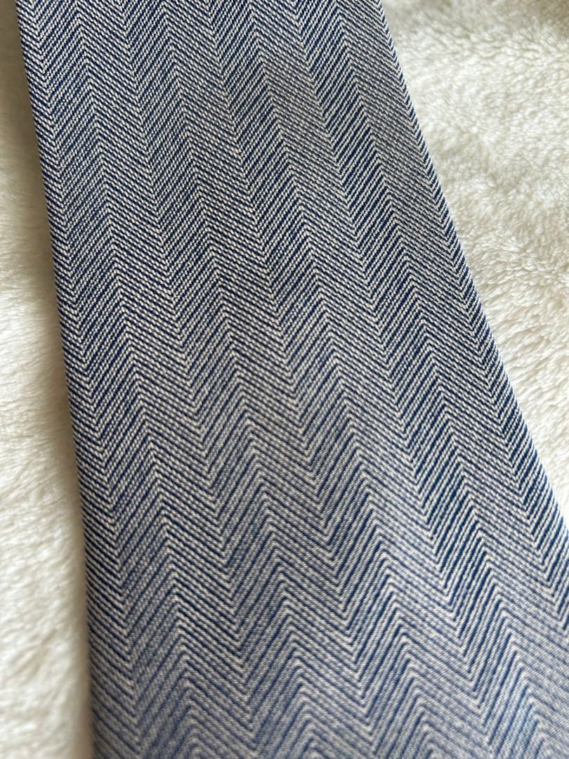 【新品未使用品】HERMES グレー ネクタイ