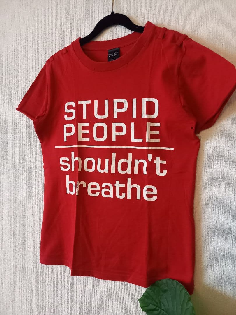 NUMBER (N)INE☆STUPID PEOPLE Tシャツ☆新品