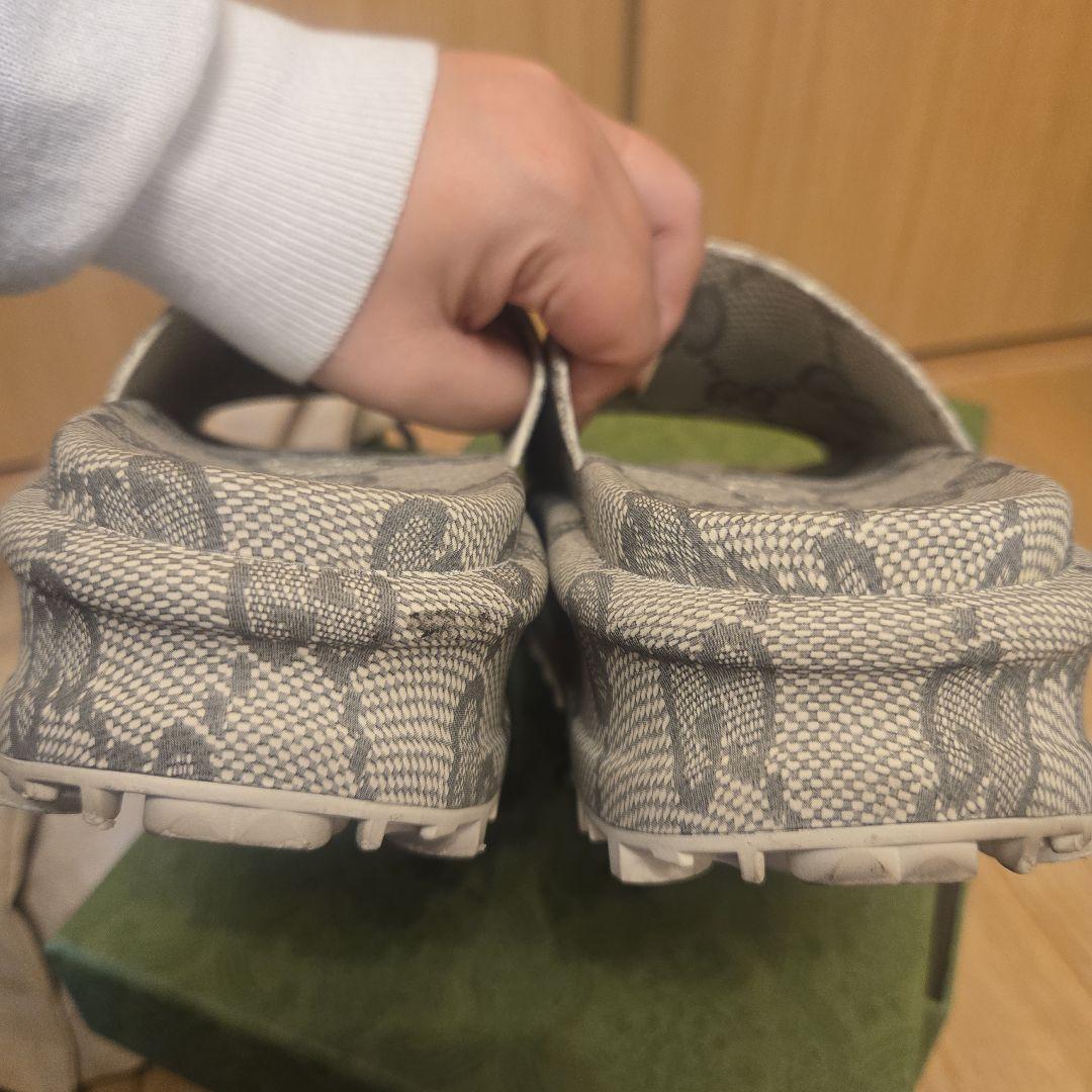 【GUCCI】 GGパターン インターロッキング サンダル 39