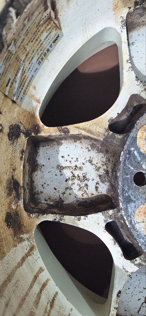 ブラッドレーV 4本セット　BRADLEY V16×8JJ-25ランクル