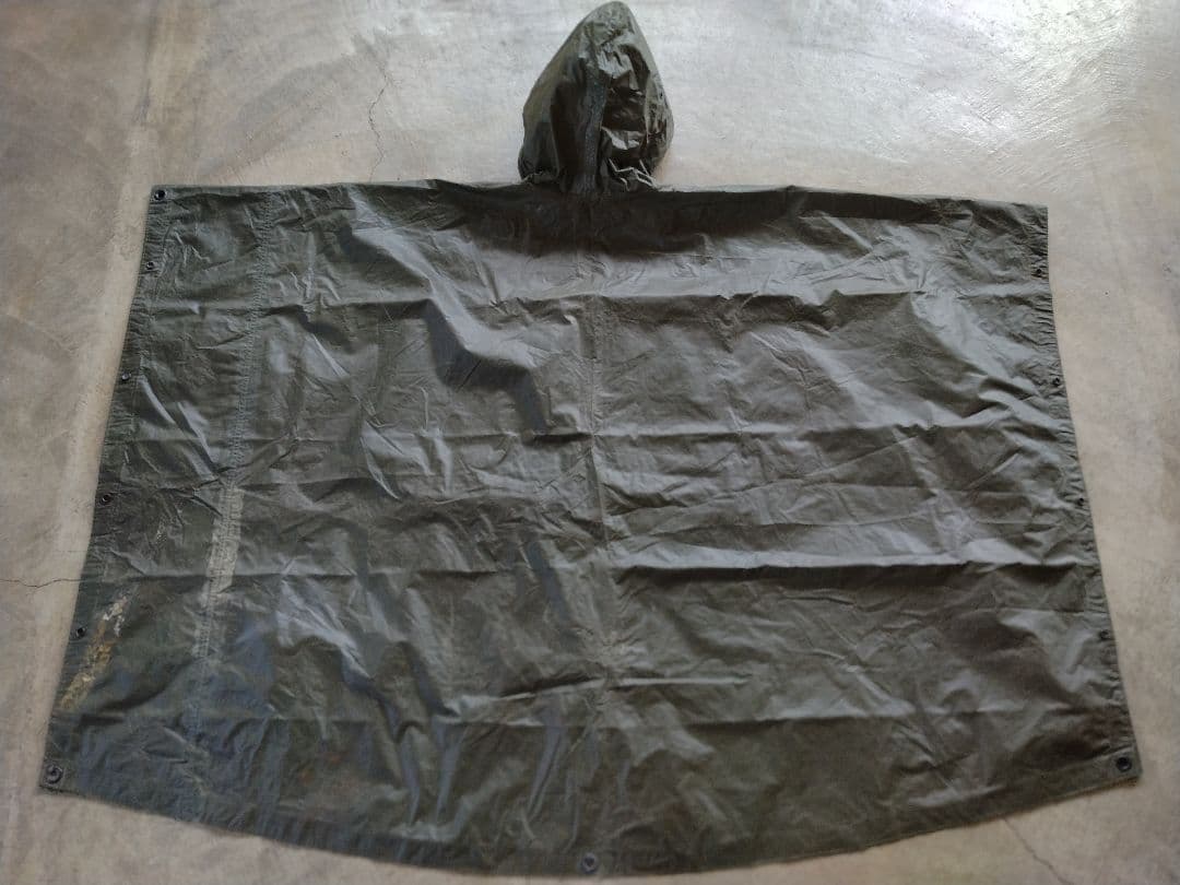 米軍 ポンチョ ＯＤカラー