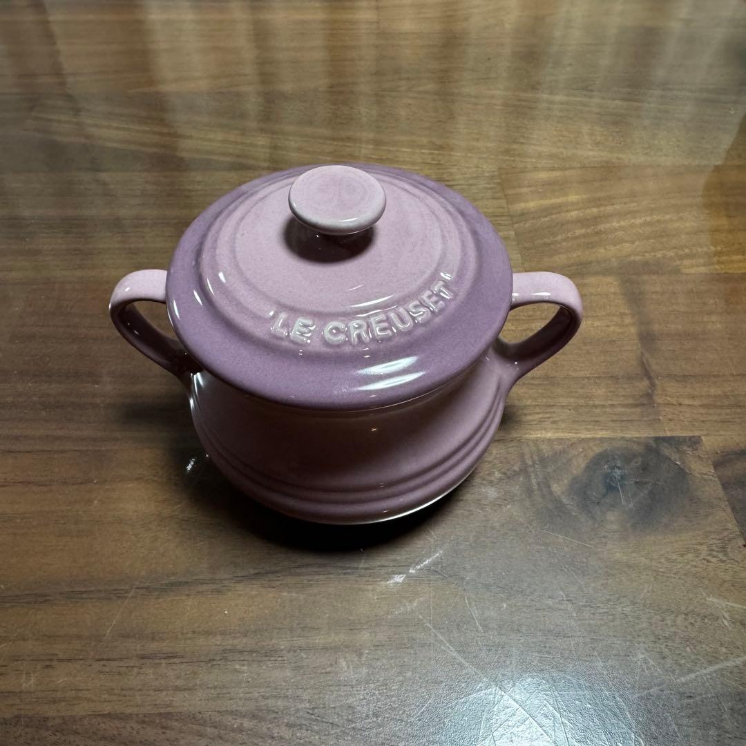 ル・クルーゼ　ミニスープボウル　3個セット　モーヴピンク　ローズクオーツ