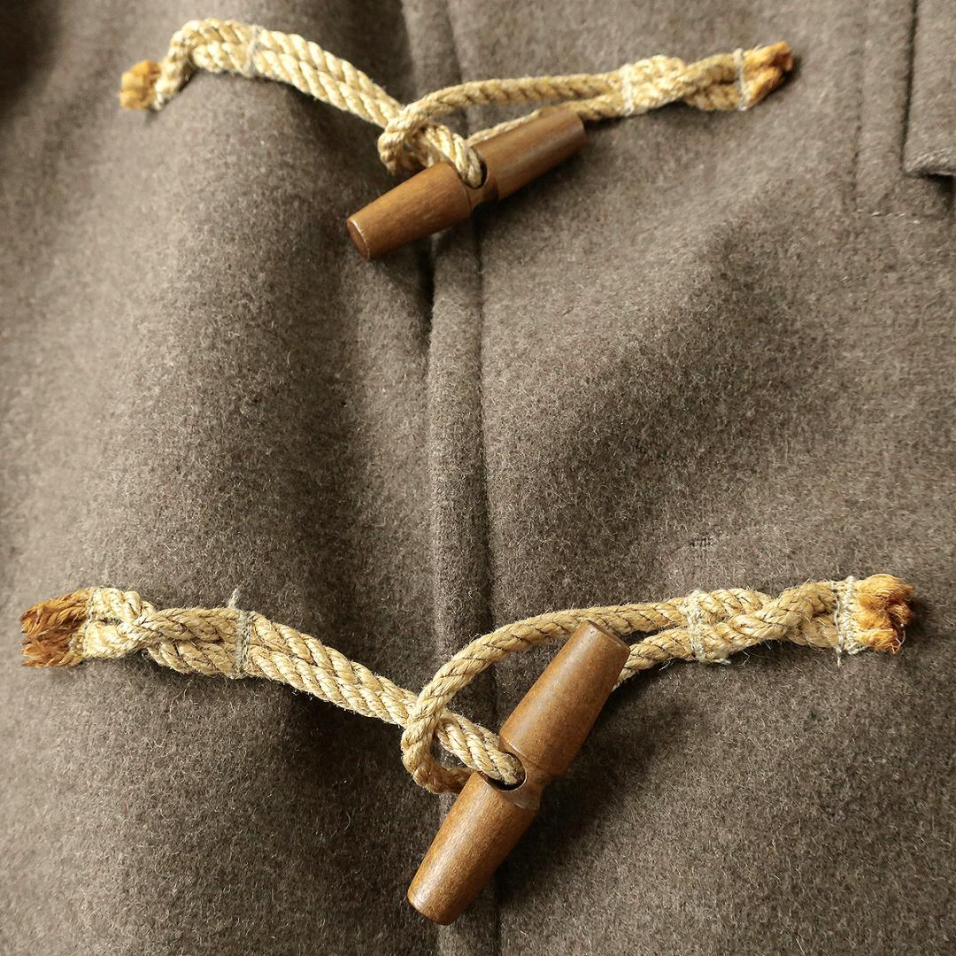 【美品 高級】BANANA REPUBLIC ウールメルトン ダッフルコート