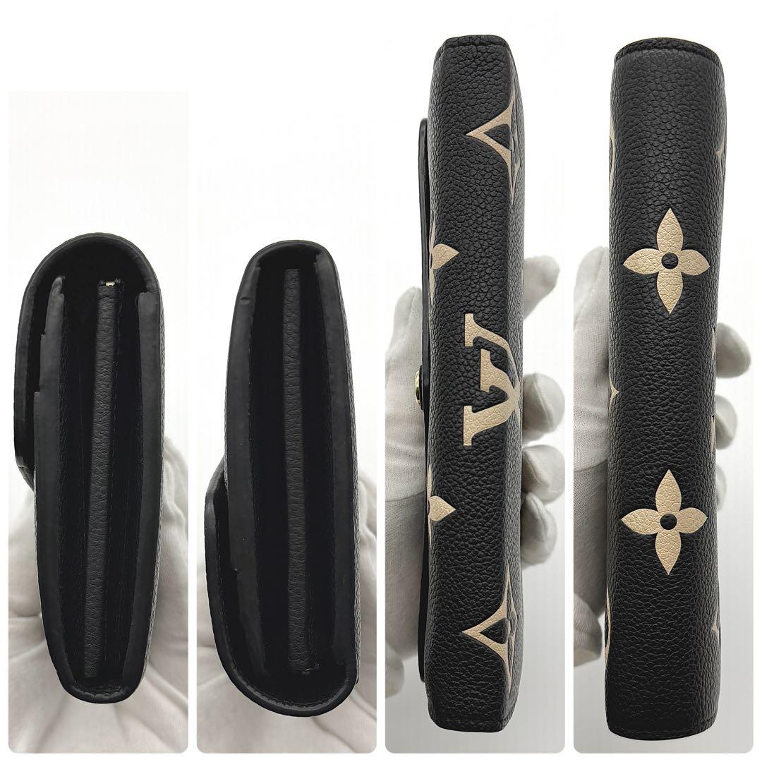 【付属品完備】ルイヴィトン アンプラント ポルトフォイユサラ バイカラー