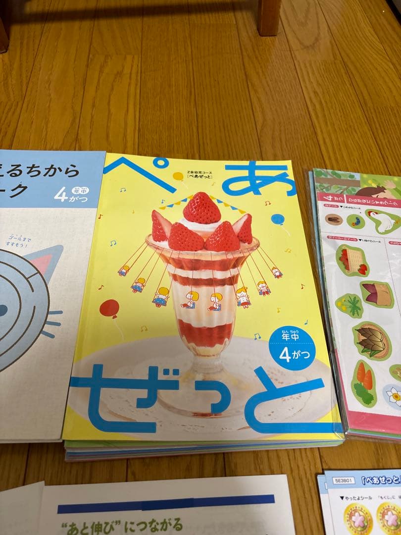 Z会　年中　かんがえるちからワーク 1年分　フルセット