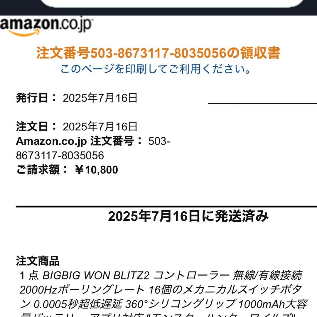 BIGBIG WON ゲームコントローラー 16ボタン