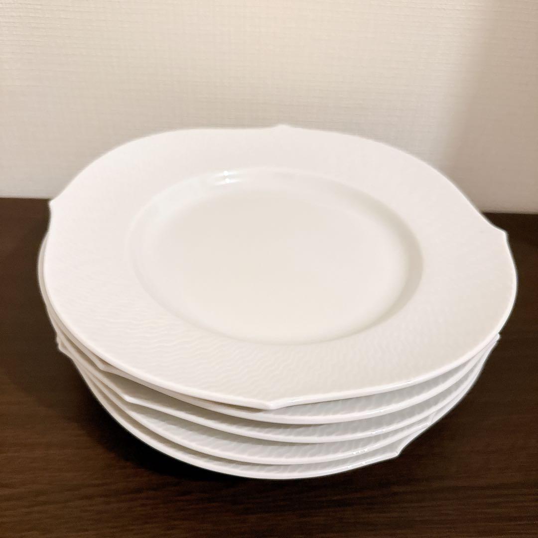 【5枚セット】マイセン　MEISSEN 波の戯れ 22.5cm プレート