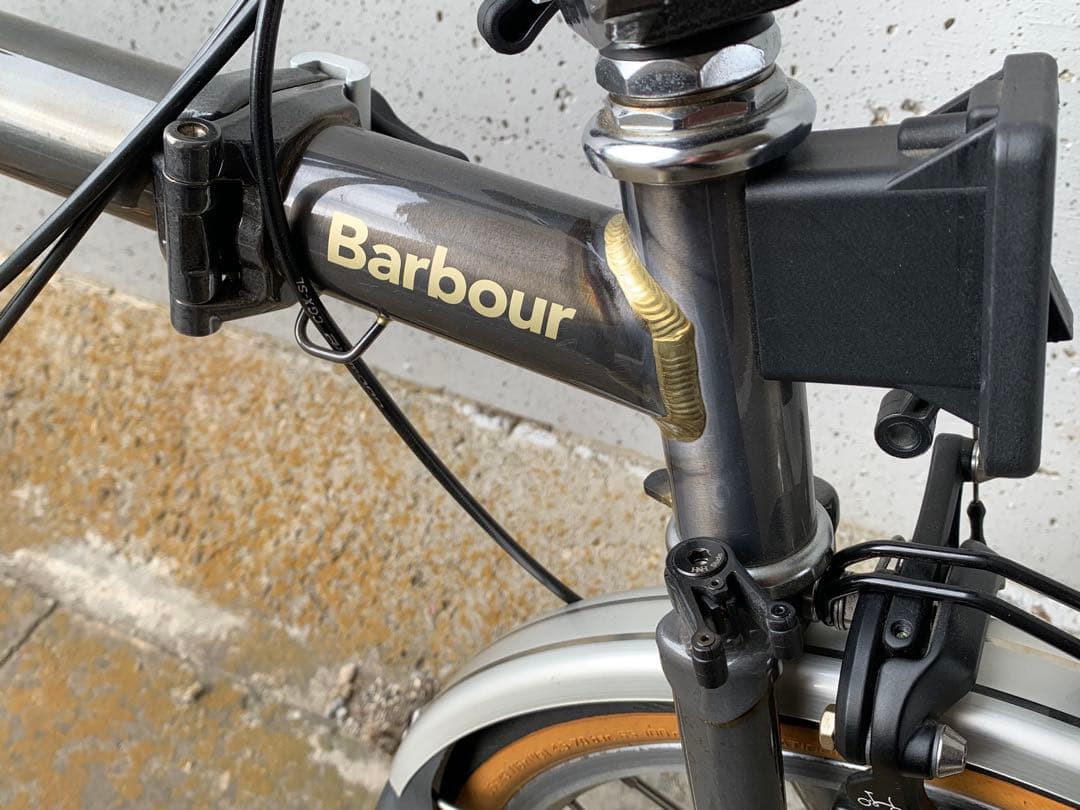 ■Brompton S6L Raw-Lacquer Barbour カスタム■