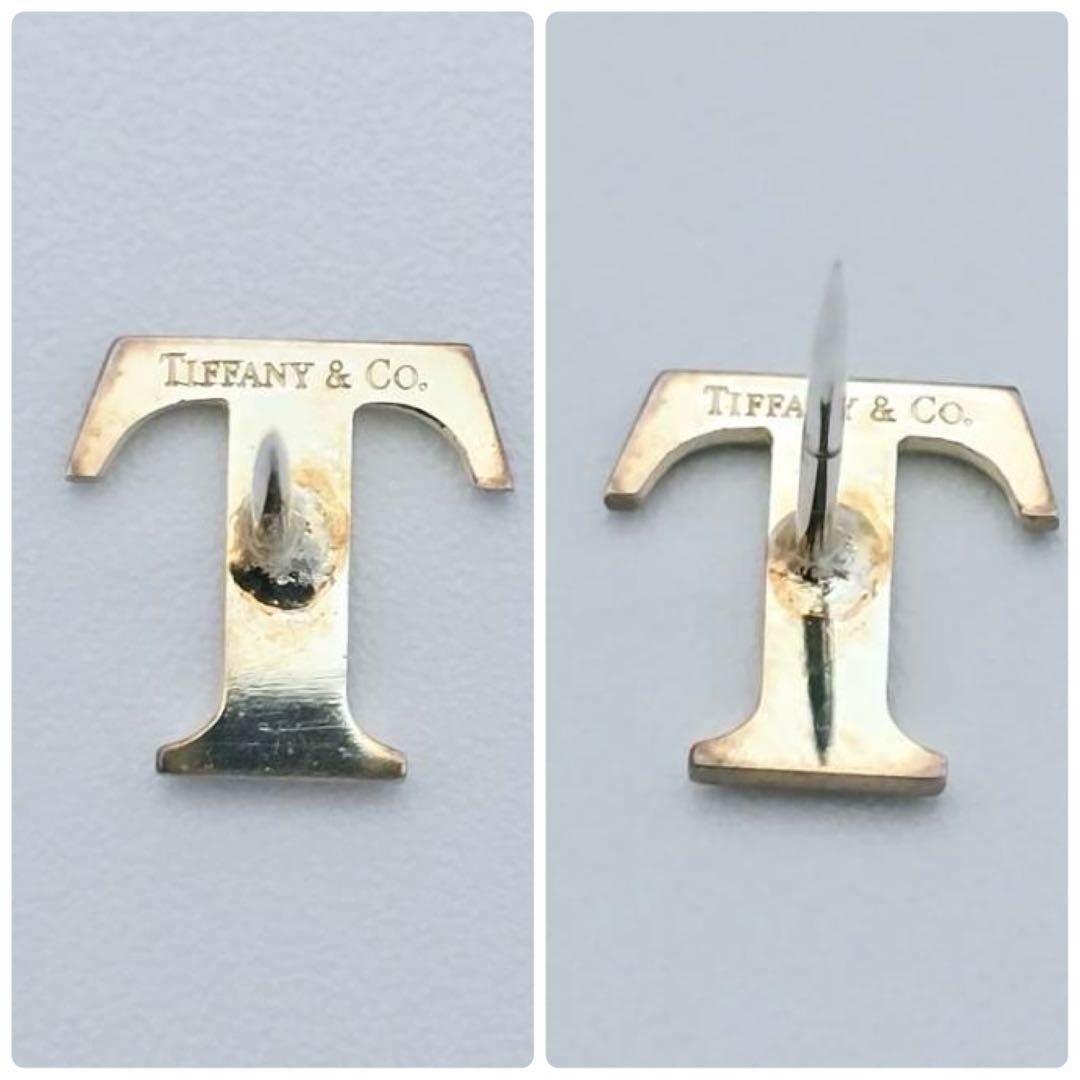 ★ティファニー★ カフリンクス タイタック ネクタイピン Tロゴ シルバー.