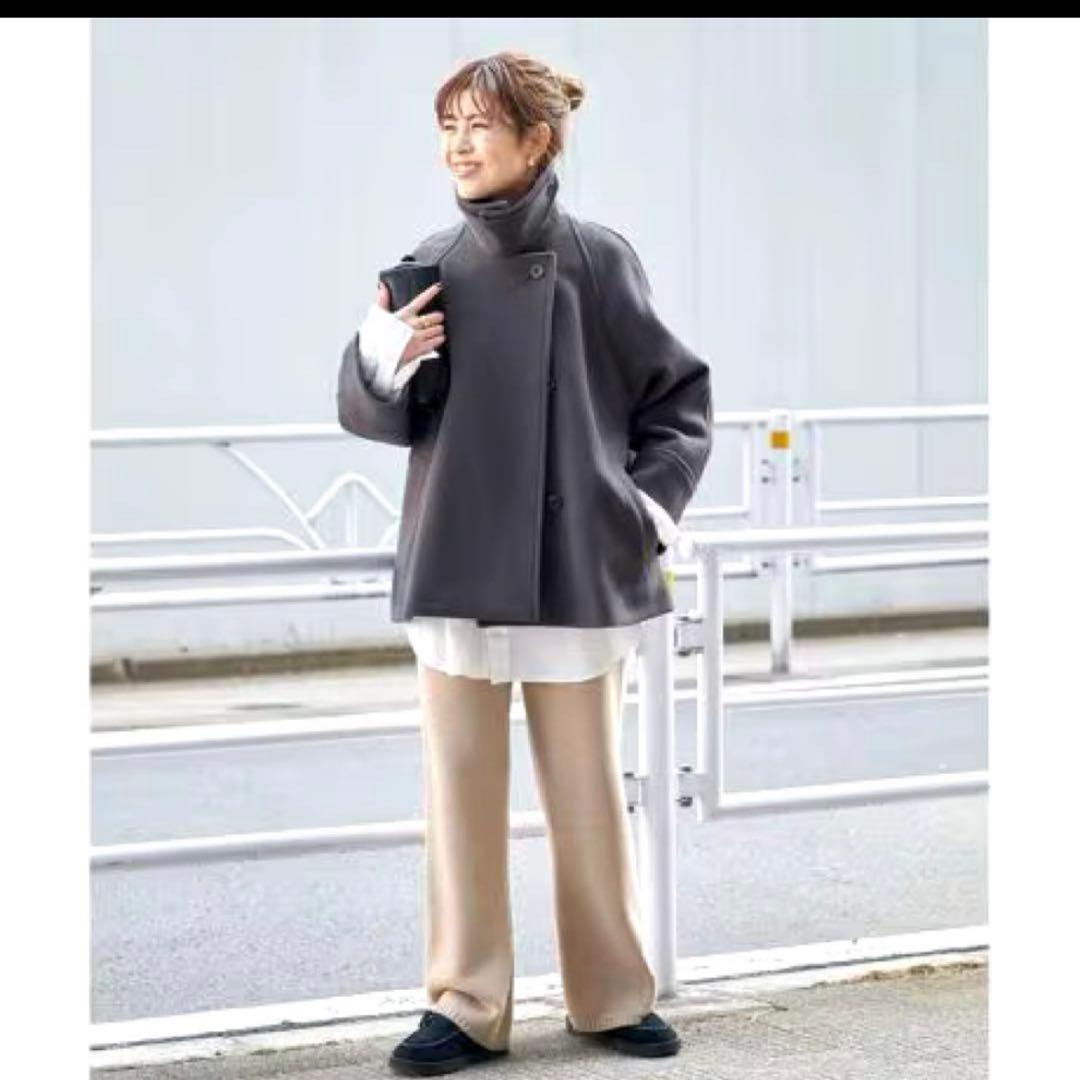 もぐ　Spick and Span モッサステンカラーショートコート