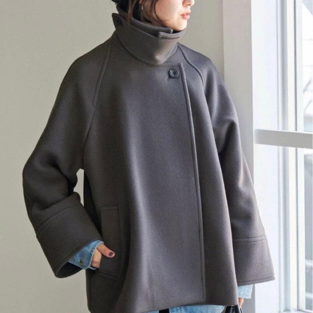 もぐ　Spick and Span モッサステンカラーショートコート