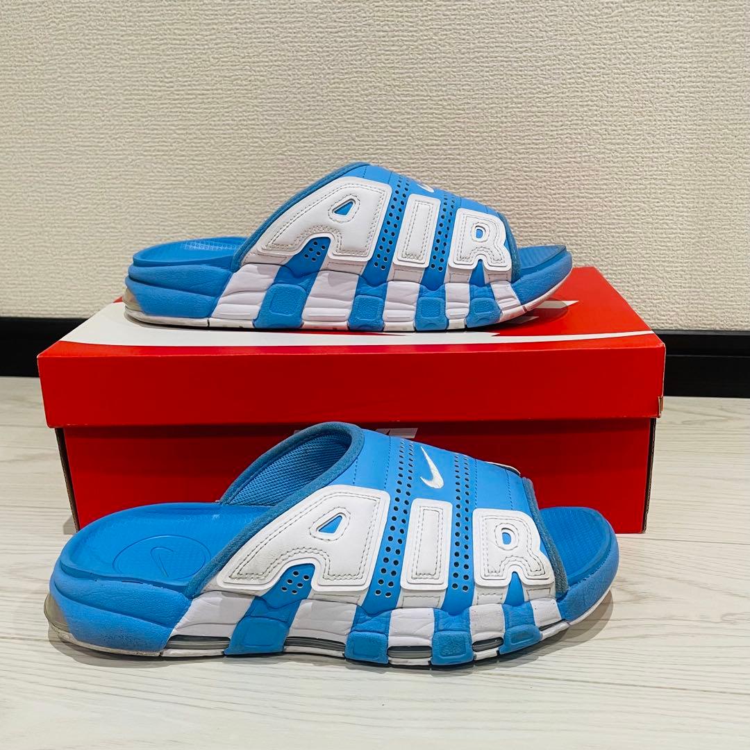 NIKEモアテン　サンダル28センチ　ユニバーシティーブルー