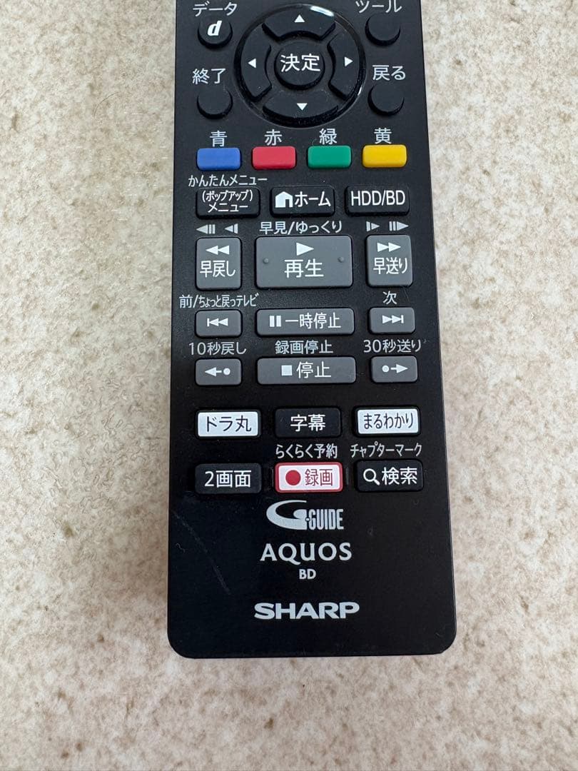 AQUOS ブルーレイレコーダー(W録/500GB)