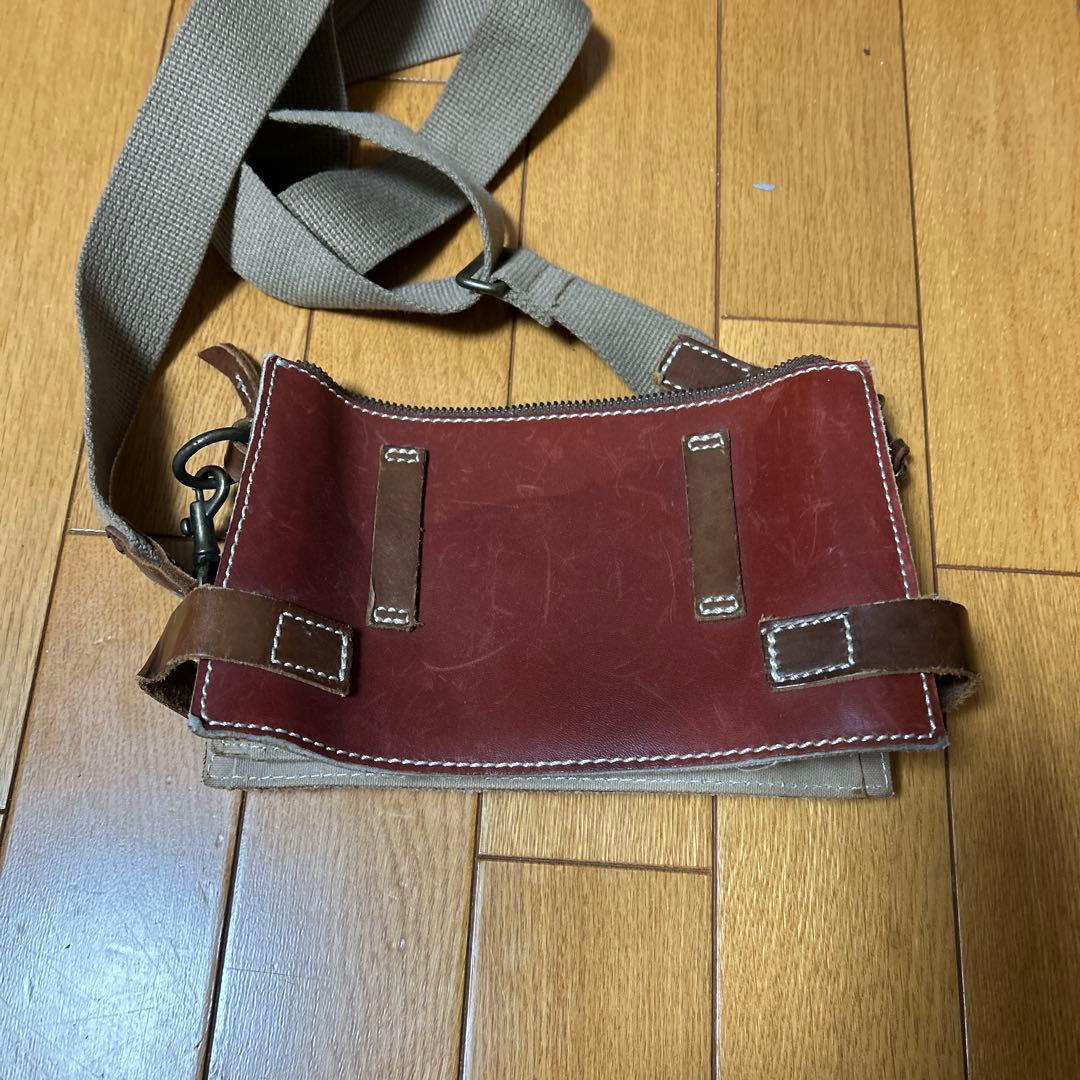 k*R様 RED WINGレザーショルダーバッグ ブラウン