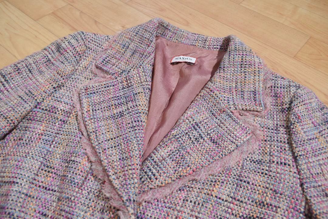 【MAX&Co/マックスアンドコー】ツイードジャケット　マックスマーラ　38