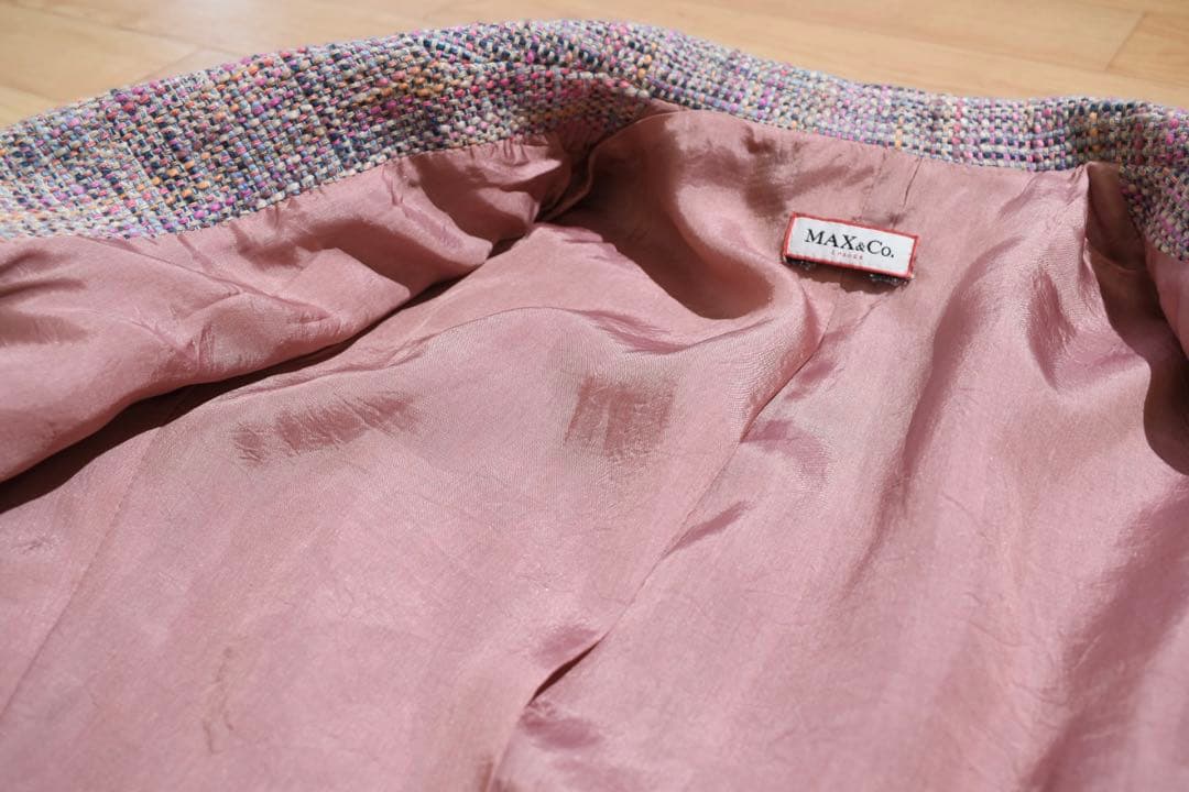 【MAX&Co/マックスアンドコー】ツイードジャケット　マックスマーラ　38