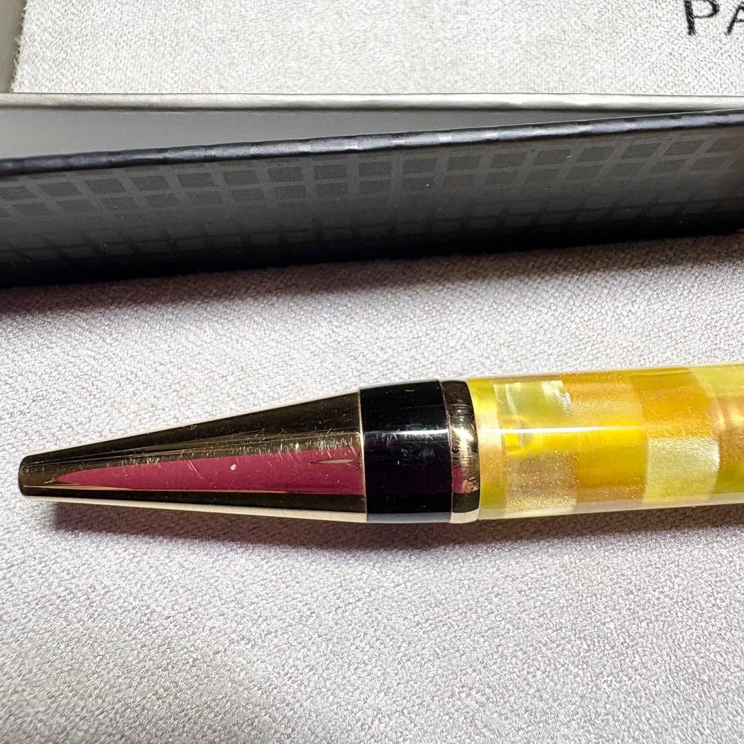 パーカー デュオフォールド ボールペン マーブル イニシャル入り