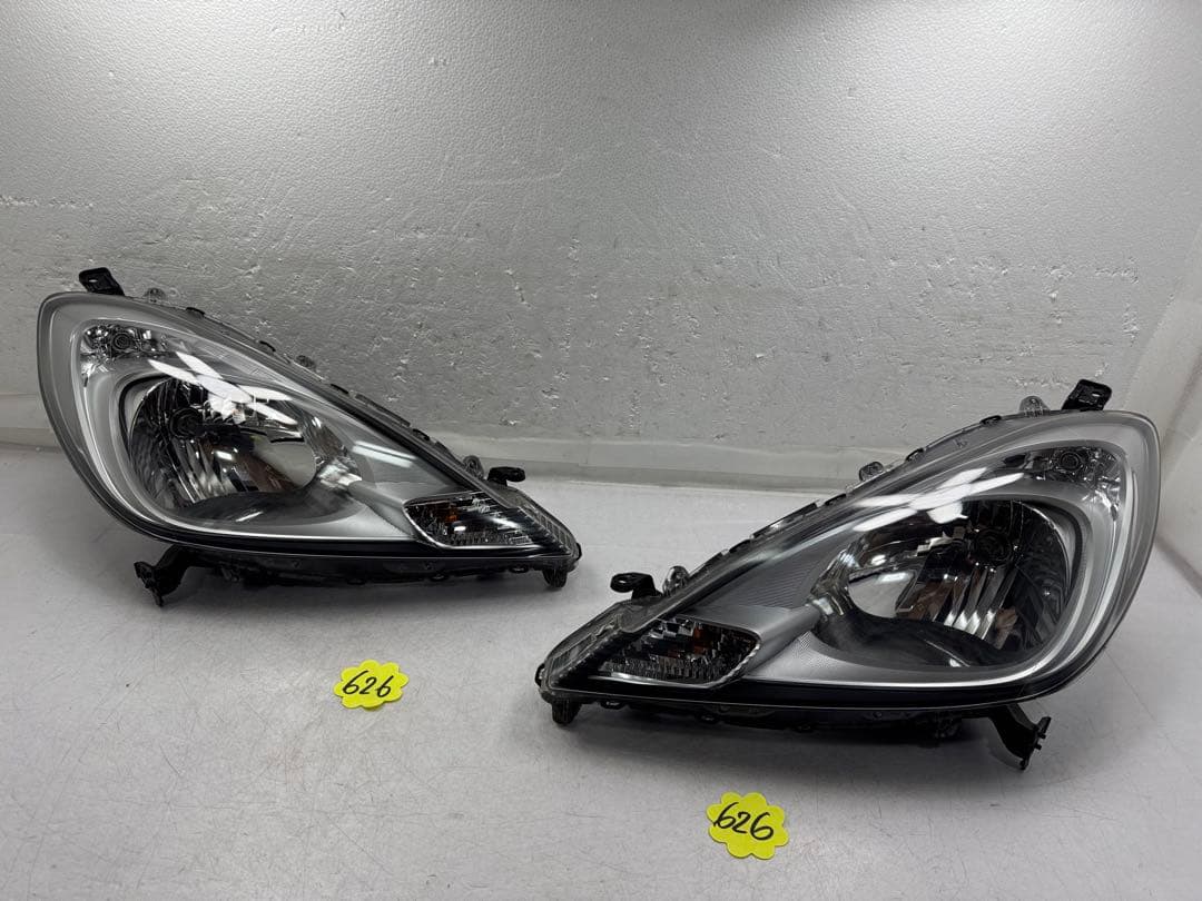 フィット ヘッドライト左右 ハロゲン GE6/7 GE系 後期 P9603