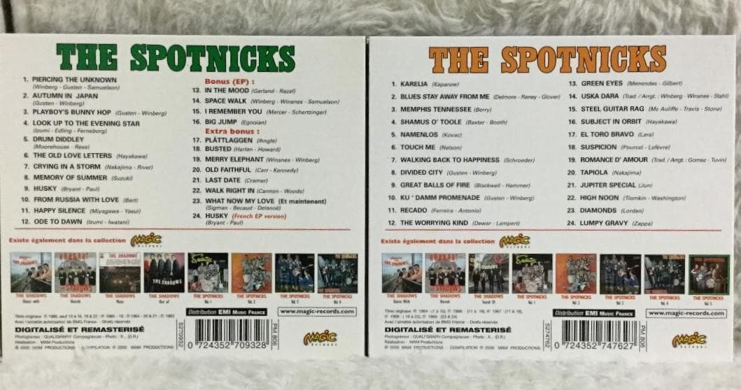 The SpotnicksのMagic盤デジパック仕様CD６枚セット
