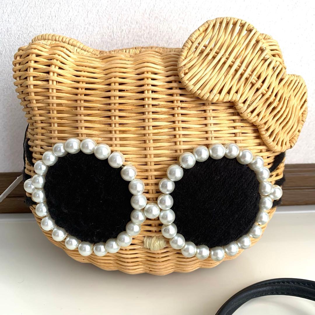 新品未使用　a-jolie×HelloKitty キティちゃんカゴバッグ