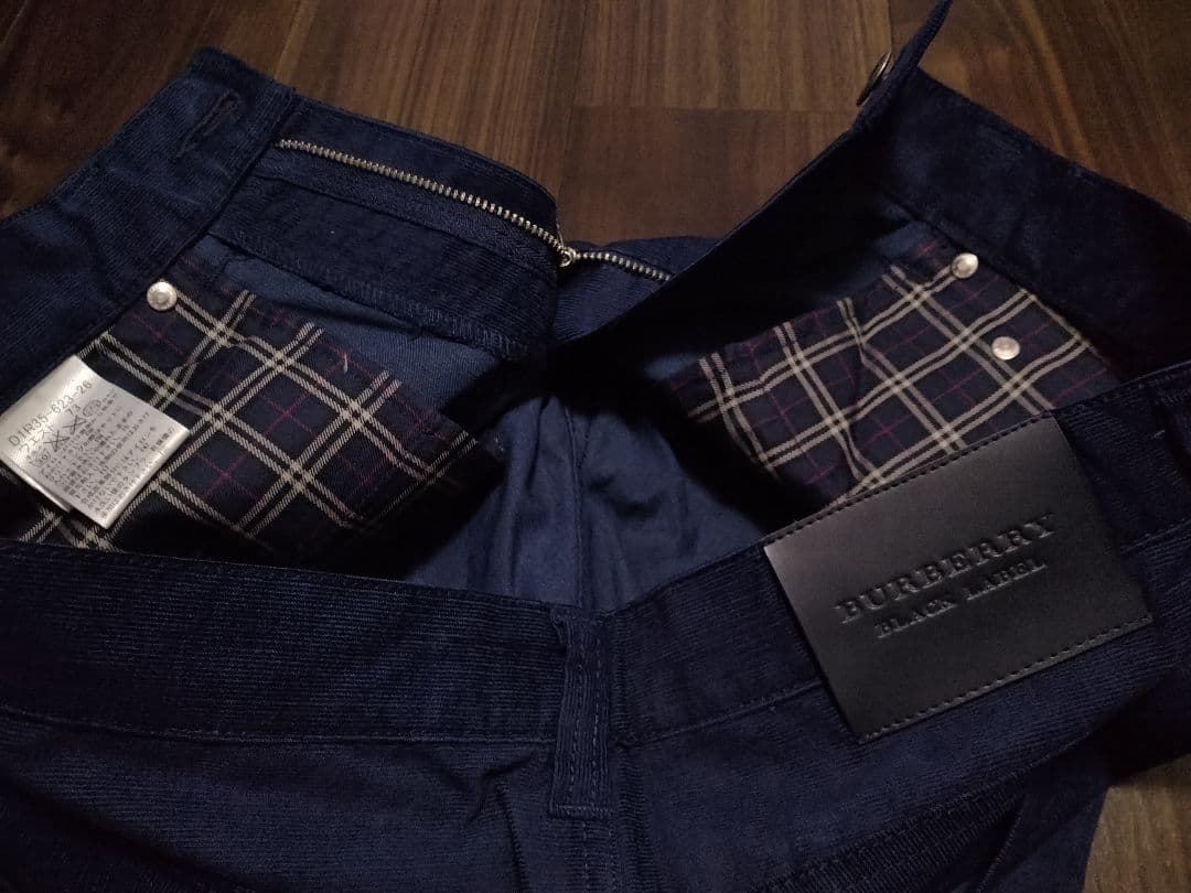 BURBERRY BLACKLABEL バーバリー 新品コーデュロイ サイズ73