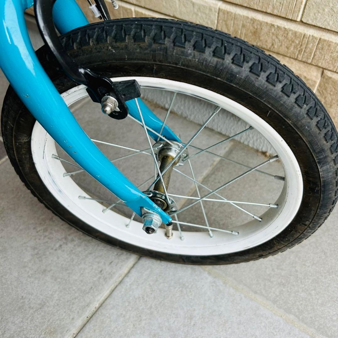 【直接渡し】People ケッターサイクル ターコイズブルー 14インチ