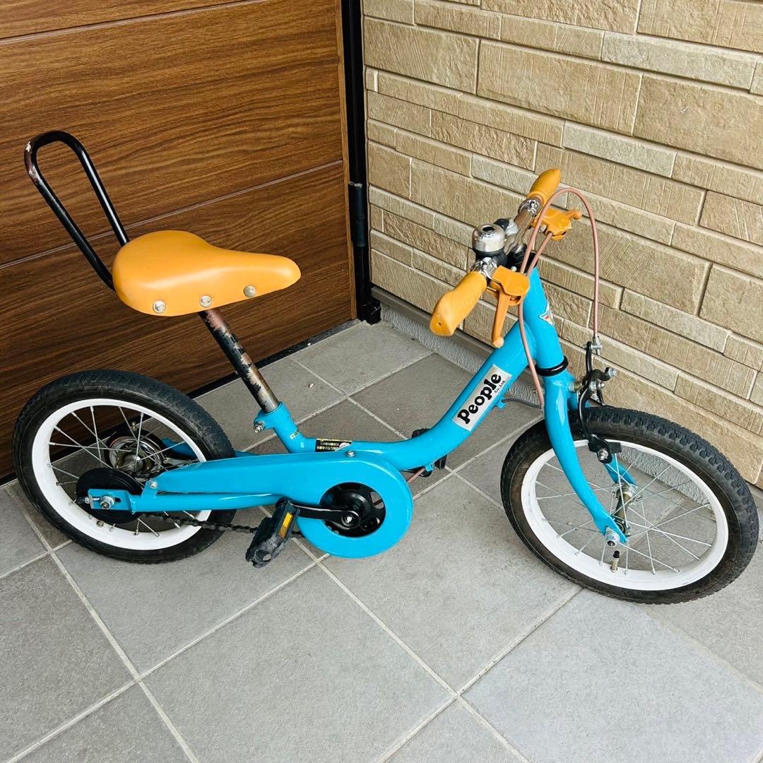 【直接渡し】People ケッターサイクル ターコイズブルー 14インチ
