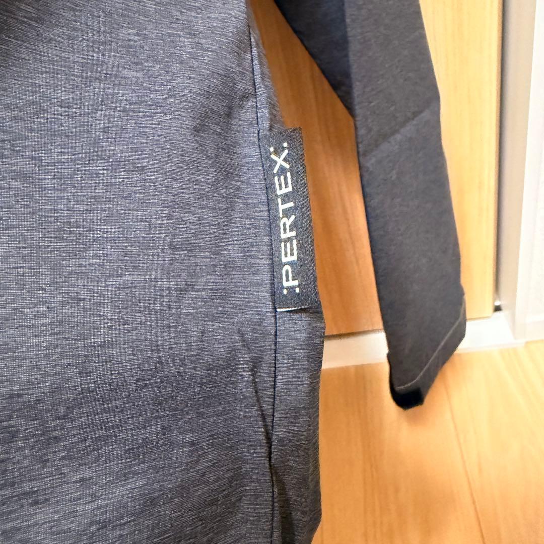 MMA PERTEX Packable Wind Shell チャコール　M