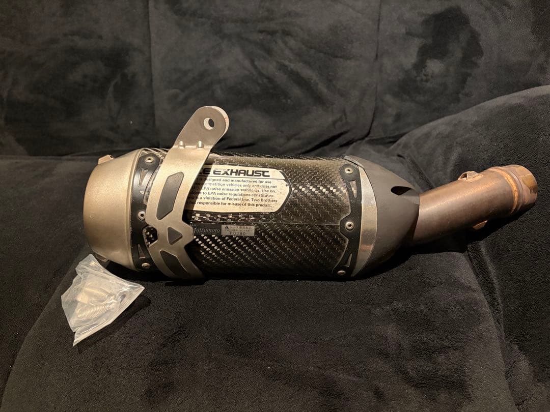 ストリートトリプル765 スリップオンマフラー　ツーブラザーズ