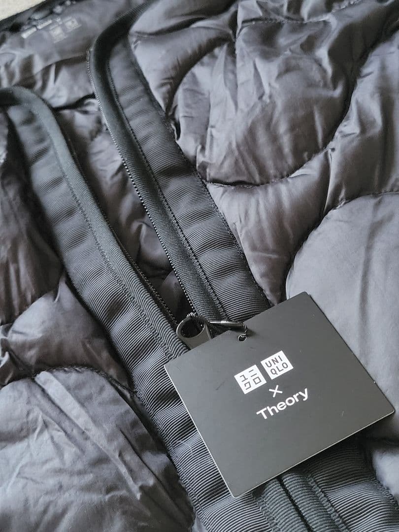 新品未使用　UNIQLO×theory　ウルトラライトダウンロングベスト M