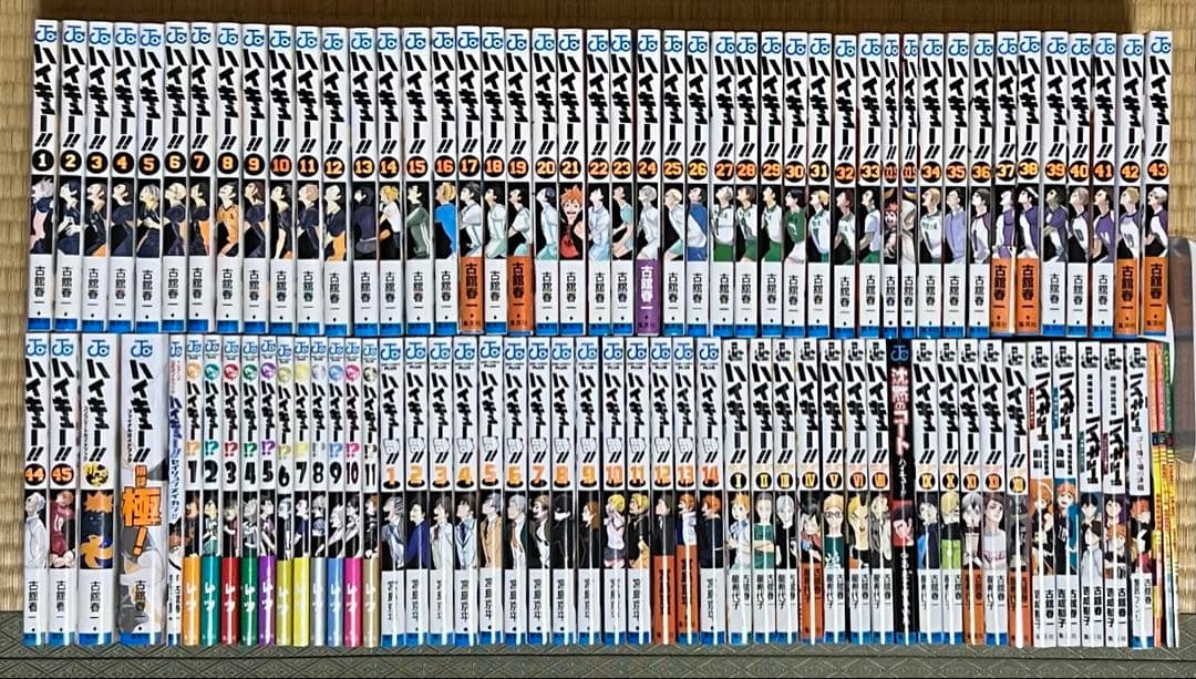 【豪華セット】ハイキュー 全45巻＋関連本51冊