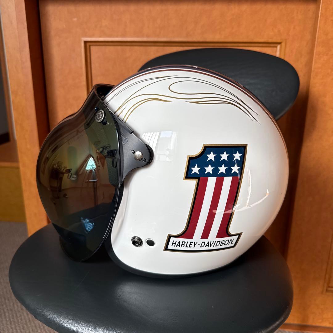 HARLEY-DAVIDSON ジェットヘルメット 星条旗デザイン