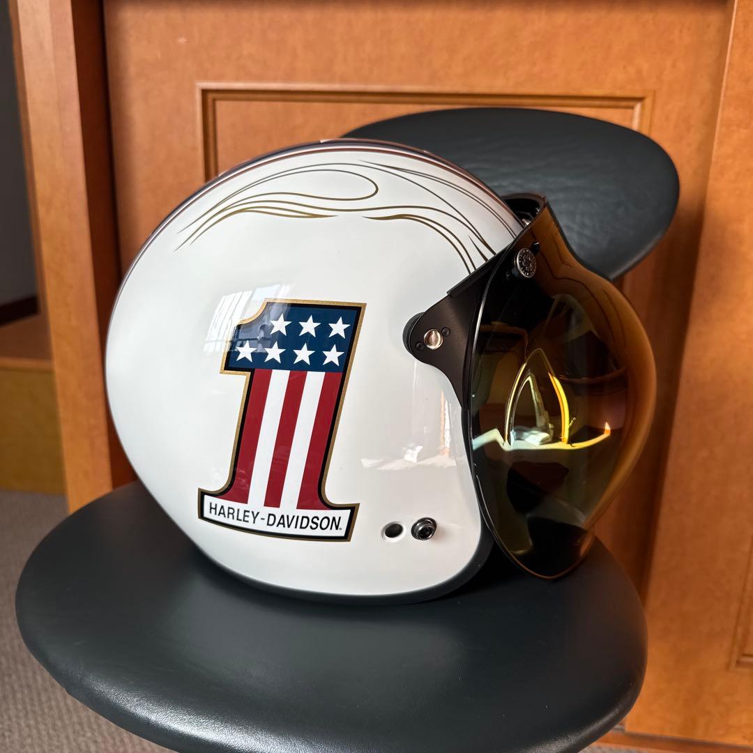 HARLEY-DAVIDSON ジェットヘルメット 星条旗デザイン